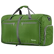 Gonex 80L Foldable Sport Duffels Travel Bag Large Sport Holdall Bag Packable Gym Bag Lightweight Waterproof Luggage…