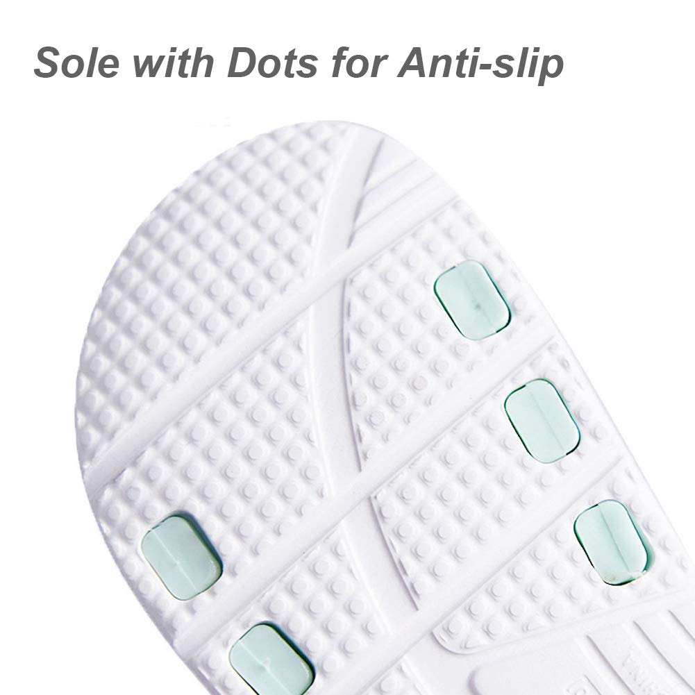 Shower Sandal Slippers with Drainage Holes Quick Drying Bathroom Slippers Gym Slippers Soft Sole Open Toe House Slippers for Men and Women,17white,40.41