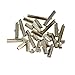 Twilight's Fancy Assorted Sizes of Ribbon Clamp End Crimps (Silver)