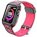 Apple Watch Case, i-Blason Unity Series Premium Hybrid Protective Bumper Protective Case for Apple Watch 42 mm 2015 Release [Not Compatible with 38 mm] (Pink)