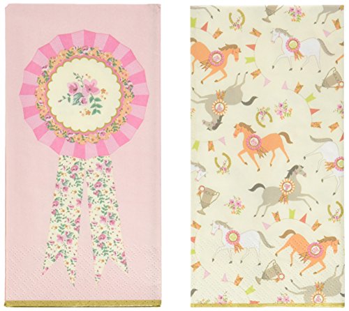 Talking Tables Pony Party Disposable Napkins with Pony Design for a Tea Party or a Birthday, Multicolor (20 Pack)