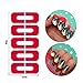 BEAUTYBIGBANG Plastic Nail Polish Protector - 10 Sheets 100 Piece Disposable Peel Off Sticker U-Shape Tape for Nail Art Painting Stamping Manicure Tool