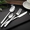 WUJO-Cutlery-Set-Stainless-Steel-Dinner-Set-32-Piece-DinnerwareTablewareSilverware-Set-Service-for-8-Person-Include-KnifeForkSpoonTeaspoon-Mirror-Polished-Dishwasher-Safe WUJO Cutlery Set, Stainless Steel Dinner Set, 32 Piece Dinnerware/Tableware/Silverware Set Service for 8 Person, Include…