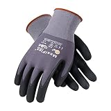 Maxiflex 34-874 Ultimate Nitrile Grip Work Gloves, Small, 3 Piece