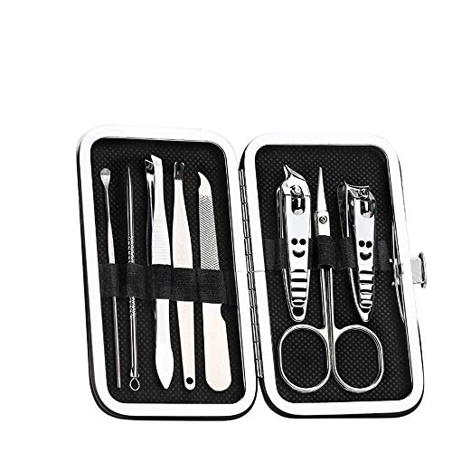 Jeeke 8 Pcs Blackhead Remover Pimple Comedone Extractor Tool Stainless Blackhead Acne Pimple Stainless Steel Nail Clippers (Black, 1 x 8 Pcs) - Thumbnail 6