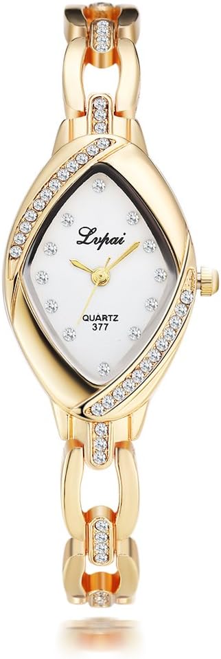 Lvpai Women's Rhinestone Wrist Watches Steel Bracelet Analog Quartz P128…
