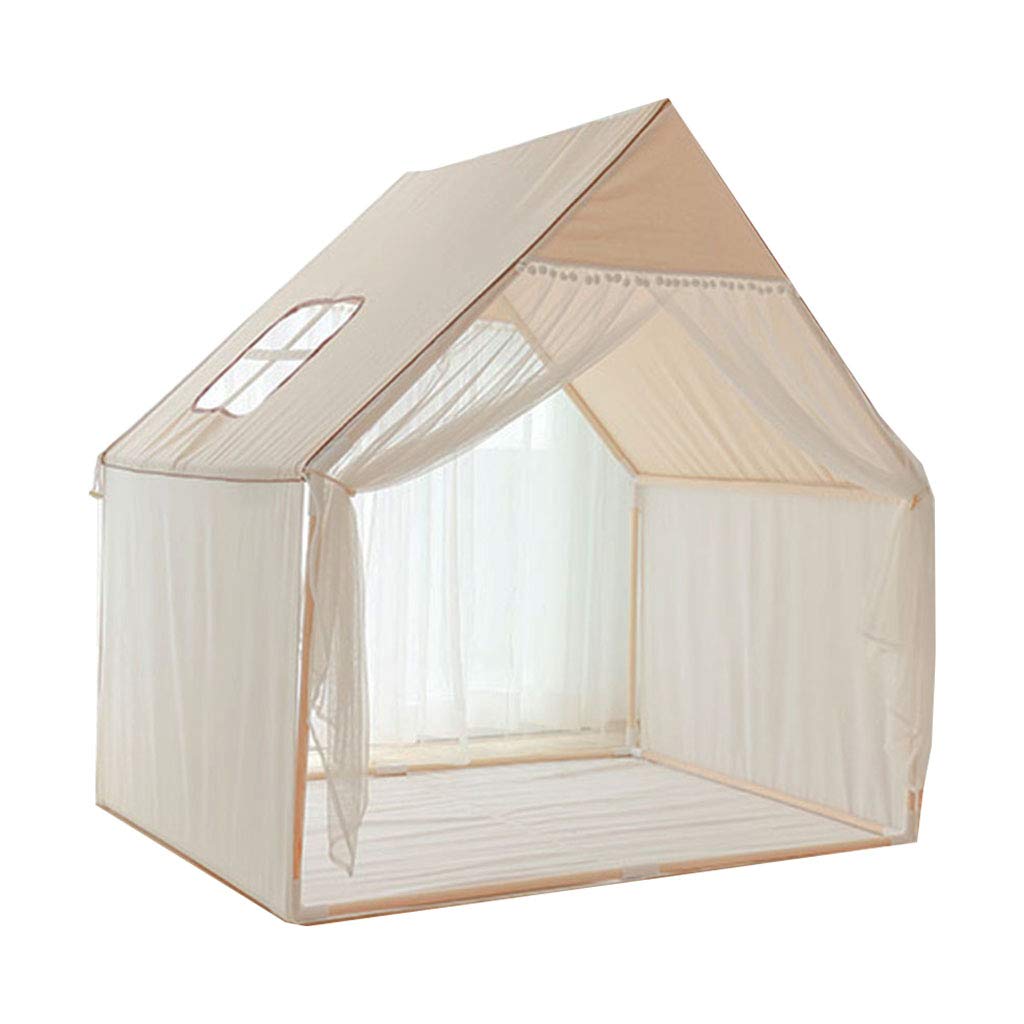 10 Off キッズテント 子供の誕生日プレゼントを送る 屋内王女のポップアップテントのおもちゃの家 家の男の子および女の子のゲームのテント 子供のテントの通気性の演劇の家 キッズテント Color 95 138 135cm 白 B07mxp9cjk 95 138 135cm Size 白 キッズテント