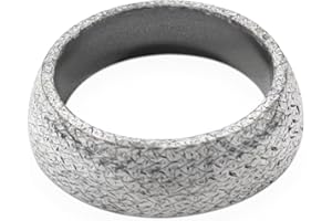 UHANBUT ID 54mm Car Exhaust Manifold Gasket, Graphite Exhaust Flange Muffler Gaskets Replacement, Automotive Exhaust Ring Donut Gaskets Seal Mufflers to Prevent Leaking Between Exhaust-Manifold & Exhaust-Pipe