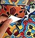 Tile Stickers 4x4in 12pc Kitchen Backsplash Bathroom Vinyl Waterproof Peel and Stick Mexican Talavera TR001