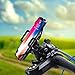 EXSHOW Bike Motorcycle Phone Holder with Safety and Full Rotation for iPhone X/8/8plus/7/6s/6 Plus/5s/4,Samsung Galaxy S4/5/6/7/8,Note 4/5/6/7,LG,HTC and All the 3.5-6 inches Phones and GPS