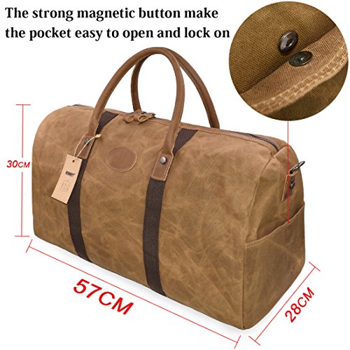 Herren-Reisetasche-im-Vintage-Look-aus-echtem-Leder-Canvas-wasserdicht-Braun-braun-xxl