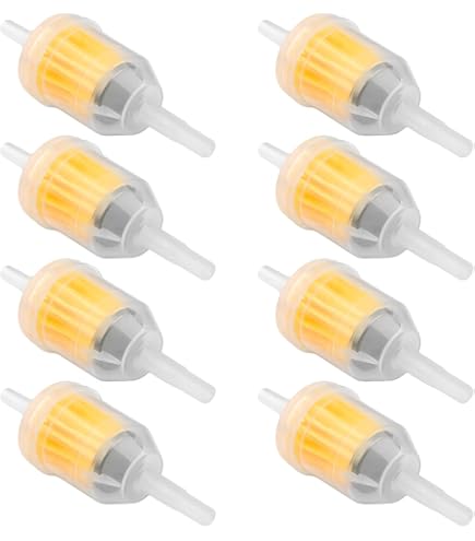XINLIYA Motorcycle Fuel Filter, 8PCS 1/4 x 5/16 Inch Vehicles
