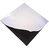 Black Heat Resistant Thin Silicone Rubber Gasket Sheet Adhesive Back,1/25 by 12 by 12 inch