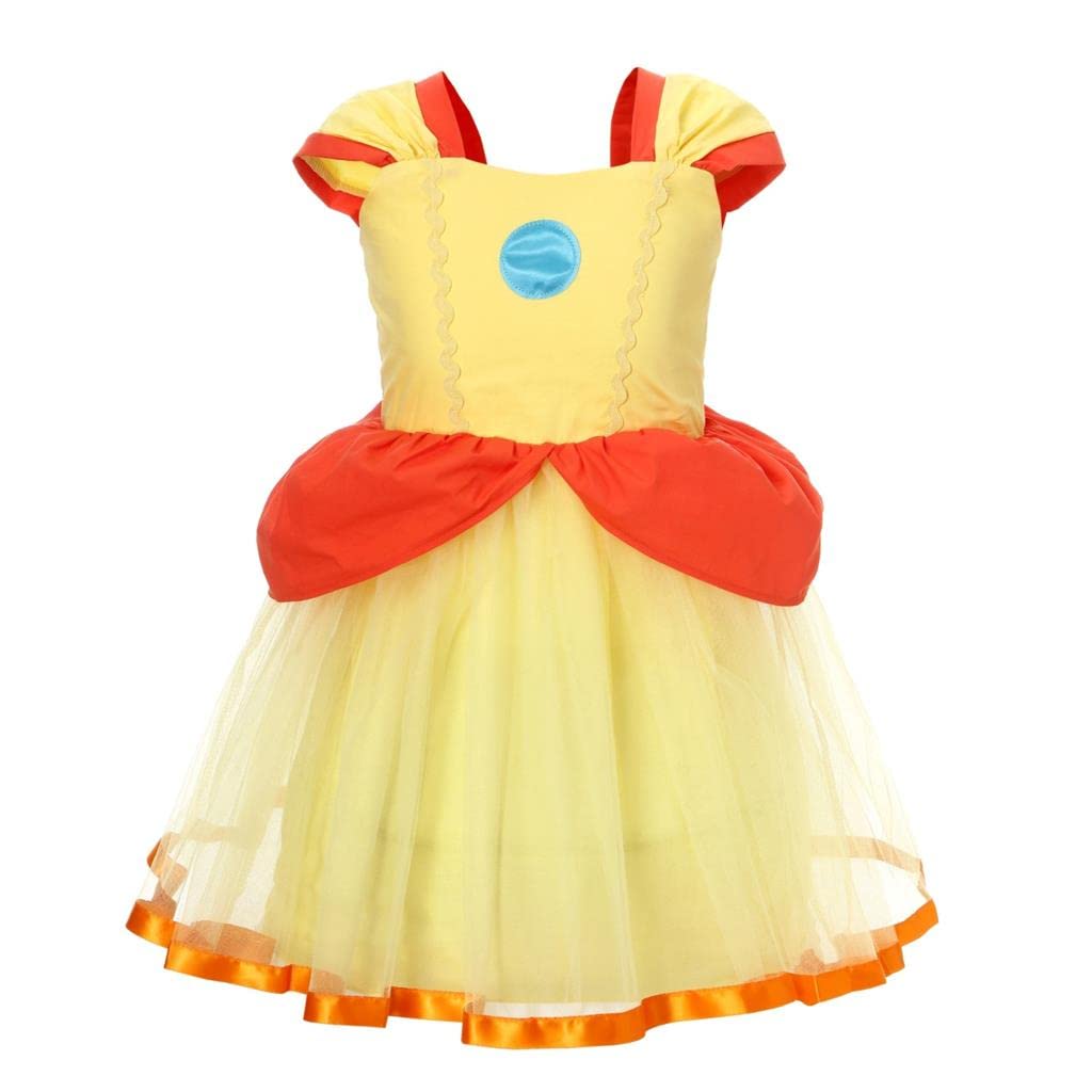 Lito Angels Princess Daisy Fancy Dress Up Costume for Baby Girls Age 18-24 Months, Yellow (Tag Number 100) — image 1