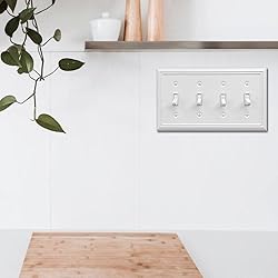 OKAWYC Quadruple Toggle Light Switch Cover Adler