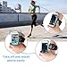 Reserwa iPhone 7 Armband with Quick On/Off Mount Adjustable iPhone Armband with Reflective Band Soft Arm Band for iPhone6s Sports iPhone 7 Plus Armband for Running Hiking Biking Walking (Black)
