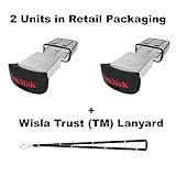 SanDisk Ultra Fit CZ43 16GB USB 3.0 Low-Profile Flash Drive Up To 130MB/s Read- SDCZ43-016G-G46 16G (2 pack) Flash Drive Jump Drive Pen Drive - Bonus Wisla Trust (TM) Lanyard (Personal Computers)