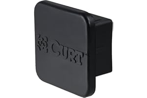CURT Manufacturing 22272 2 In. Black Rubber Tube Cover