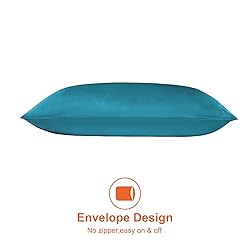 EHEYCIGA Satin King Pillow Cases Set of 2, Soft