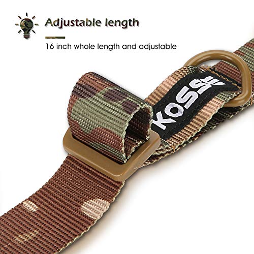 Kosse 2 Pack Tactical Gun Sling, Universal Adjustable Rifle Sling D