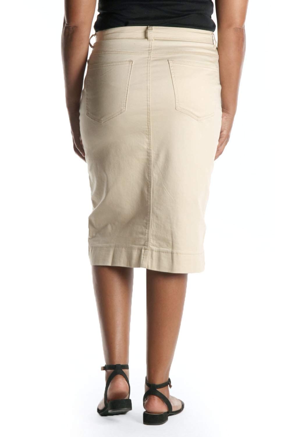 jade mackenzie colored denim skirts