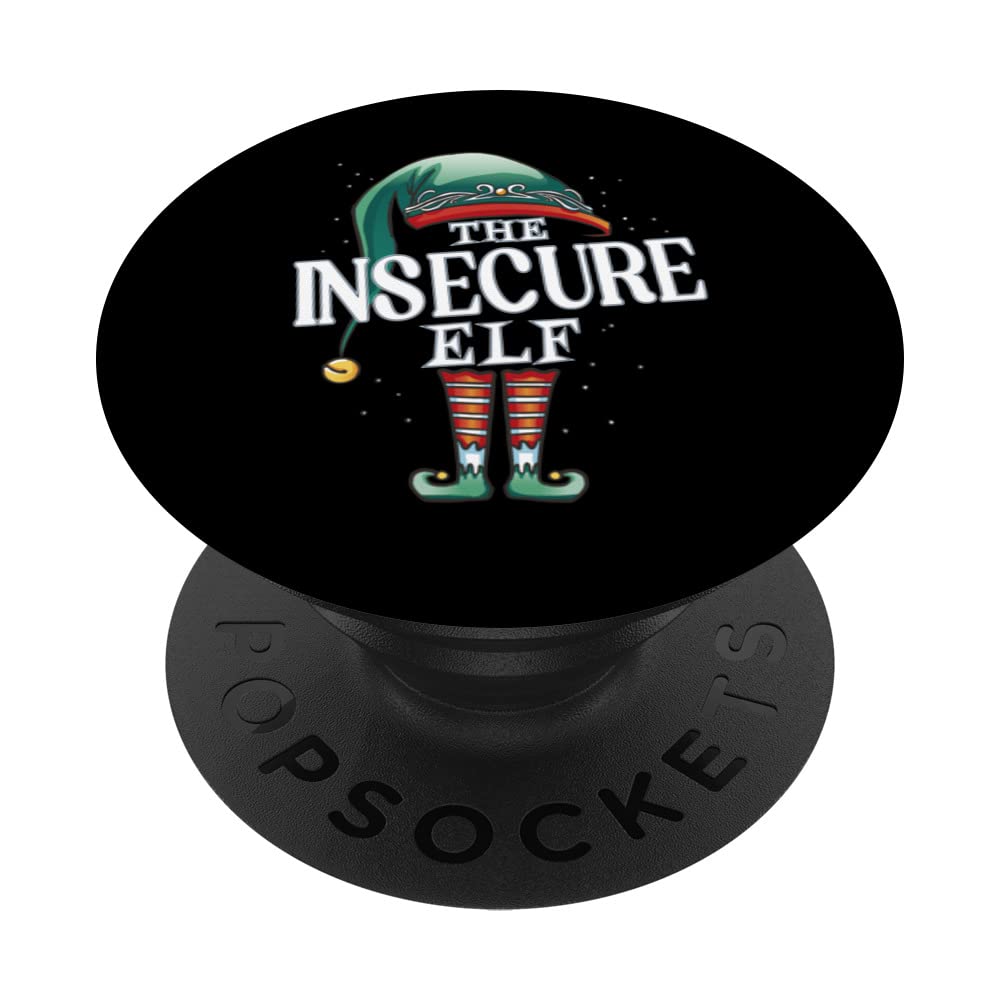 Insecure Elf Christmas Group Xmas Pajama Party PopSockets Swappable PopGrip