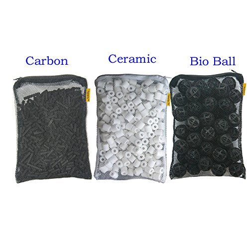 Aquacity Canister Filter Media Replacement Bags Activated Charcoal