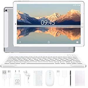 YESTEL Android 11 tablet 10 Inch met 4 GB RAM + 64 GB ROM – WiFi | Bluetooth | GPS | 8000 mAh | met Muis | Toetsenbord…