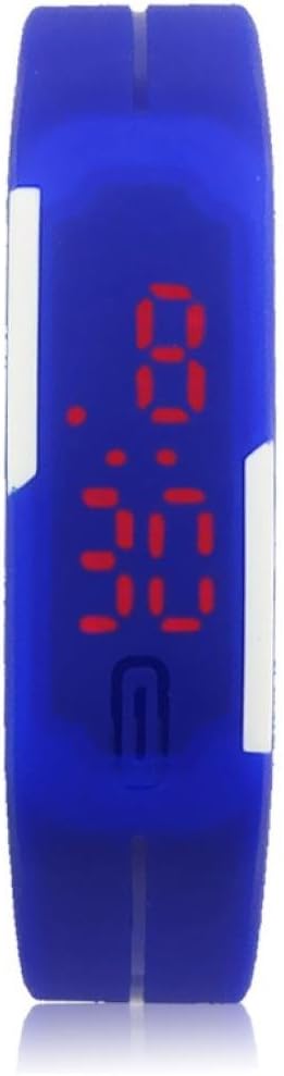 SMTSMT Men Watches, Unisex Sports Silicone Digital LED Sports Wrist Watch