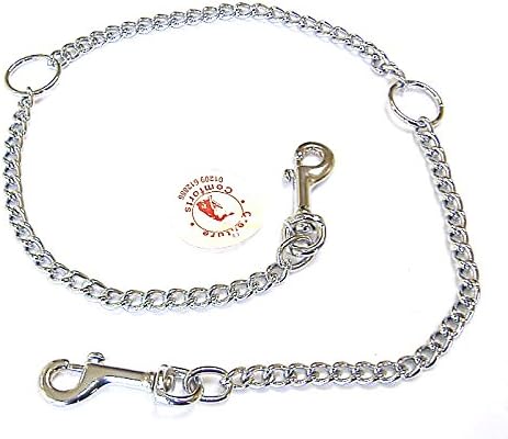 Creature Comforts Chrome Bench Benching Chain - 3 Sizes (Large Dog)