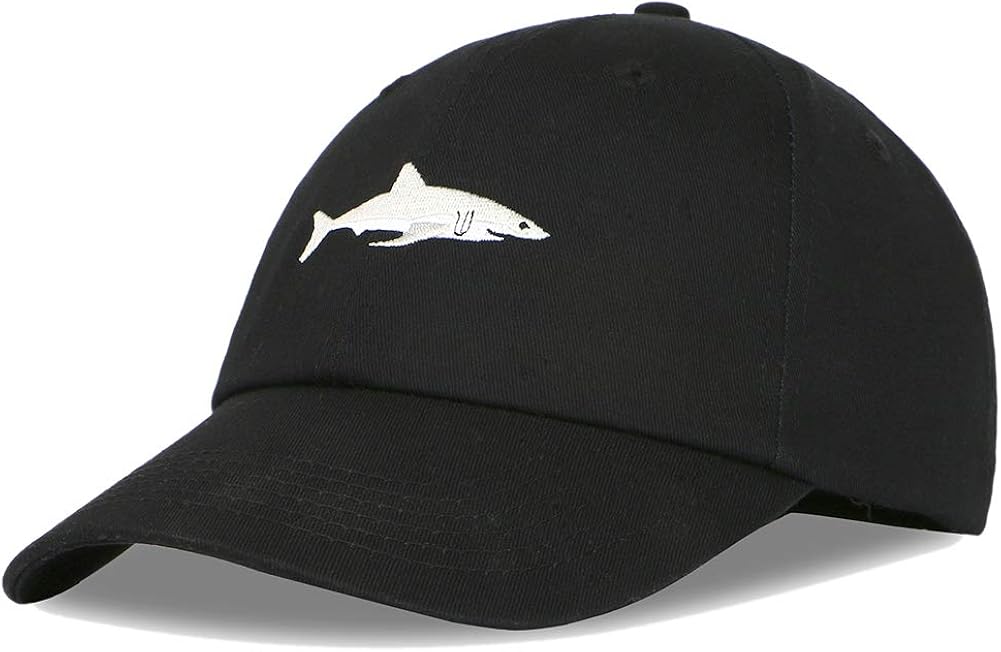 Kokkn Whale Embroidered Baseball Cap Duck Tongue Hat Outdoor Leisure Cap