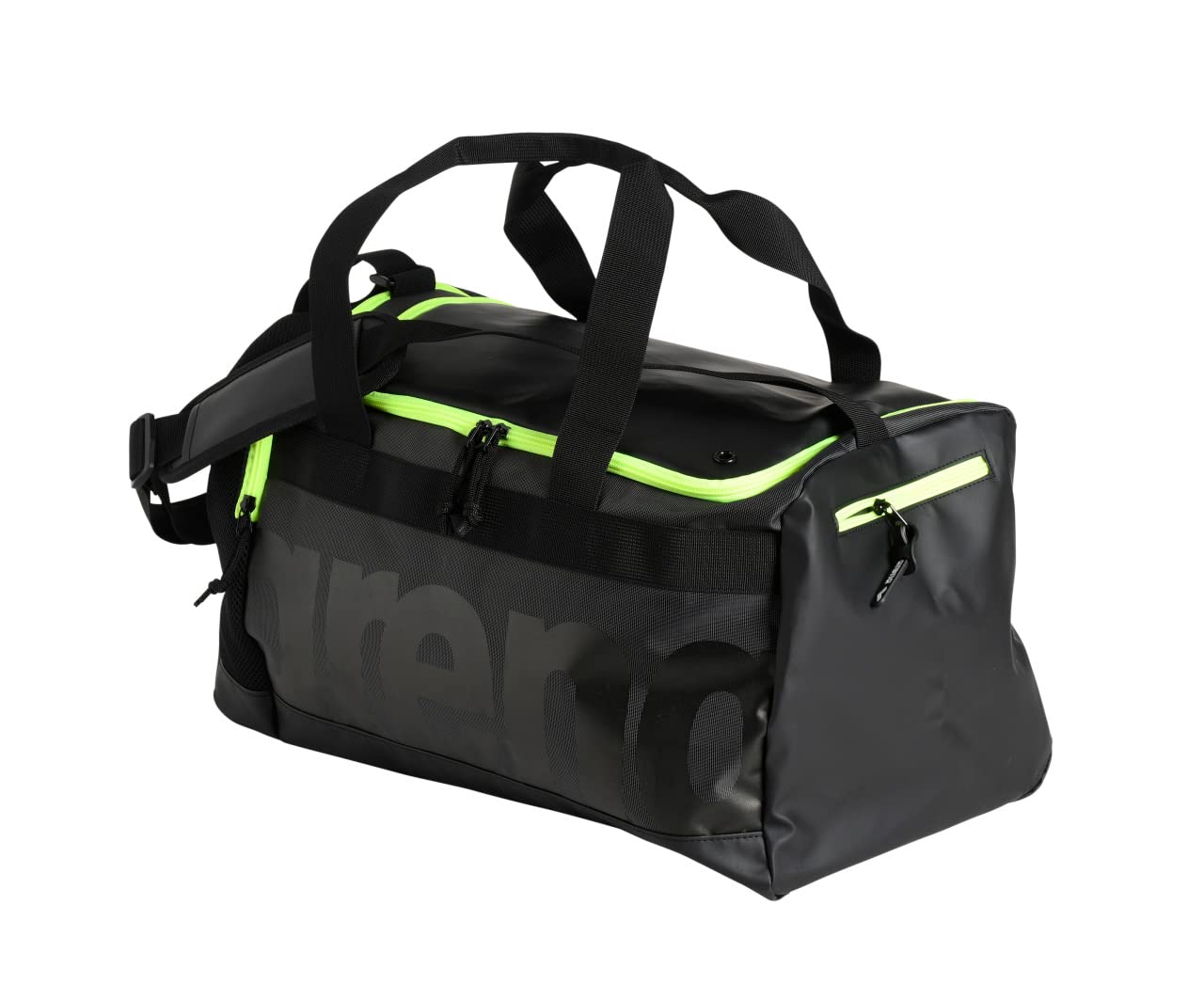 ARENA Unisex Spiky Iii 40 Duffle, DARK_SMOKE-NEON_YELLOW, NS UK
