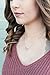 HONEYCAT 18k Rose Gold Plated Mini Harmony Interlocking Circles Necklace | Minimalist, Delicate Jewelry (Rose Gold)
