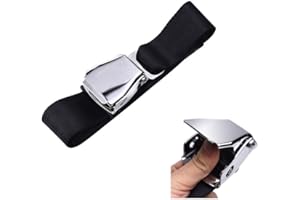 Itian Universal Adjustable Airplane Airline Aircraft Extra Long Seat Belt Extender Buckle Extension