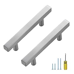 Ravinte 25 Pack Cabinet Handles 3 Inch Brushed