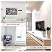 TV Antenna, MIESCHER Indoor Mini TV Antenna, 35 Miles Signal Reception for 1080P, VHF and UHF, get Free Local Channels for Smart TV, HDTV and TV - Black