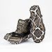 Ice Grippers Cleats Hiking on 12 Teeth Claws Traction Cleats  Stainless Steel Chain Anti-Slip Spikes Crampons,M/L