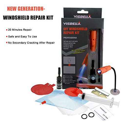 DIY Windshield Repair Kit, Fast Repair, with UV Curing Light - Thumbnail 5