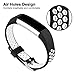 iGK For Fitbit Alta Bands and Fitbit Alta HR Bands, Newest Adjustable Sport Strap Replacement Bands for Fitbit Alta and Fitbit Alta HR Smartwatch Fitness Wristbands Silicone White