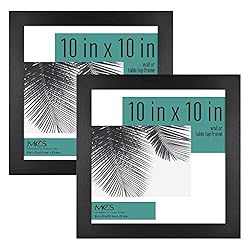 MCS Studio Gallery Frame, Black Woodgrain, 10 x 10