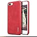 X-level for iPhone 7 Plus Case,for iPhone 8 Plus Case, Premium PU Leather Case [Vintage Series] Slim Fit Lightweight Soft Back Protective Cover for iPhone 7 Plus/iPhone 8 Plus 5.5'' (Red)