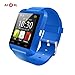Amazingforless Bluetooth Touch Screen Smart Wrist Watch (U8 - Blue)