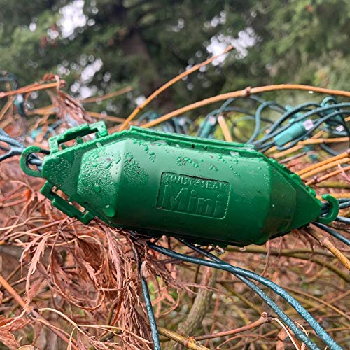 Twist and Seal Mini Holiday Light Cord Protector and Christmas Light