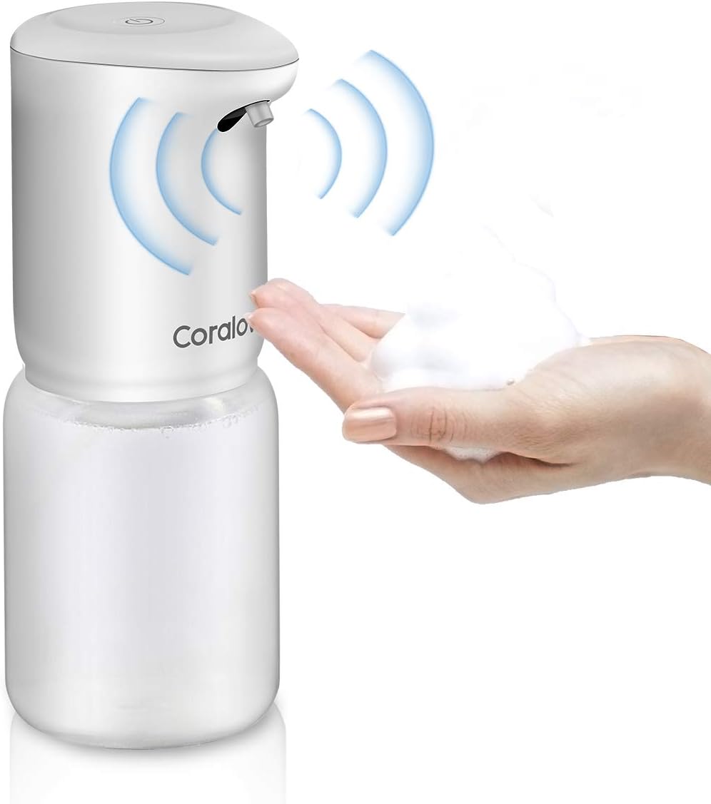 Coralov Automatic Soap Dispenser USB Rechargeable Touchless Foaming
