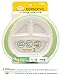 Stage 3, Edison Mama Smart Style Plate Supports Easy Feeding with Rubber Backing Prevents Slip (9 Month +) (Pakupaku Plate)