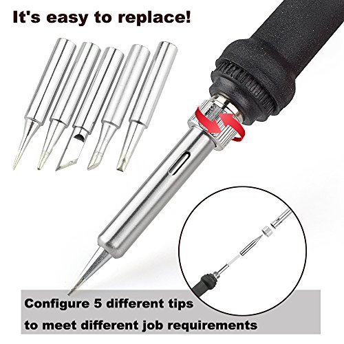 Algopix Similar Product 13 - 7pcs Soldering Iron Adjustable