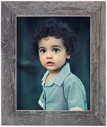 MyBarnwoodFrames - Homestead Reclaimed Barnwood 8x10 Picture Frame (1.5 Inch Frame Width)
