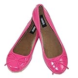 Totes Women's Solid Print Waterproof Slip On Flat Rain Shoes