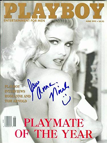 Autograph Warehouse 378021 Anna Nicole Smith Autographed Playboy Magazine