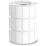 TiGilt Small White Removable Labels Stickers